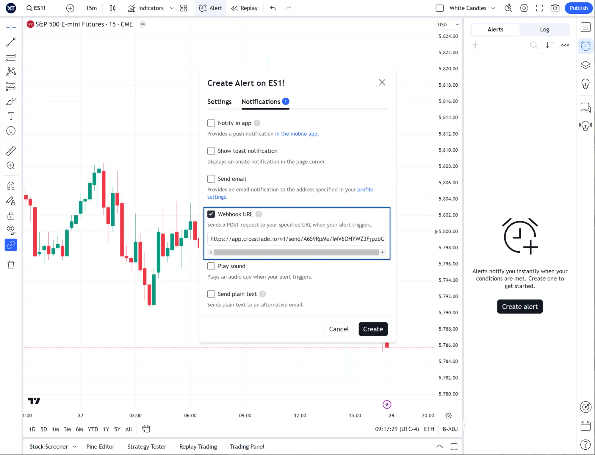 tradingview-alert-notifications-tab-for-adding-webhook-url