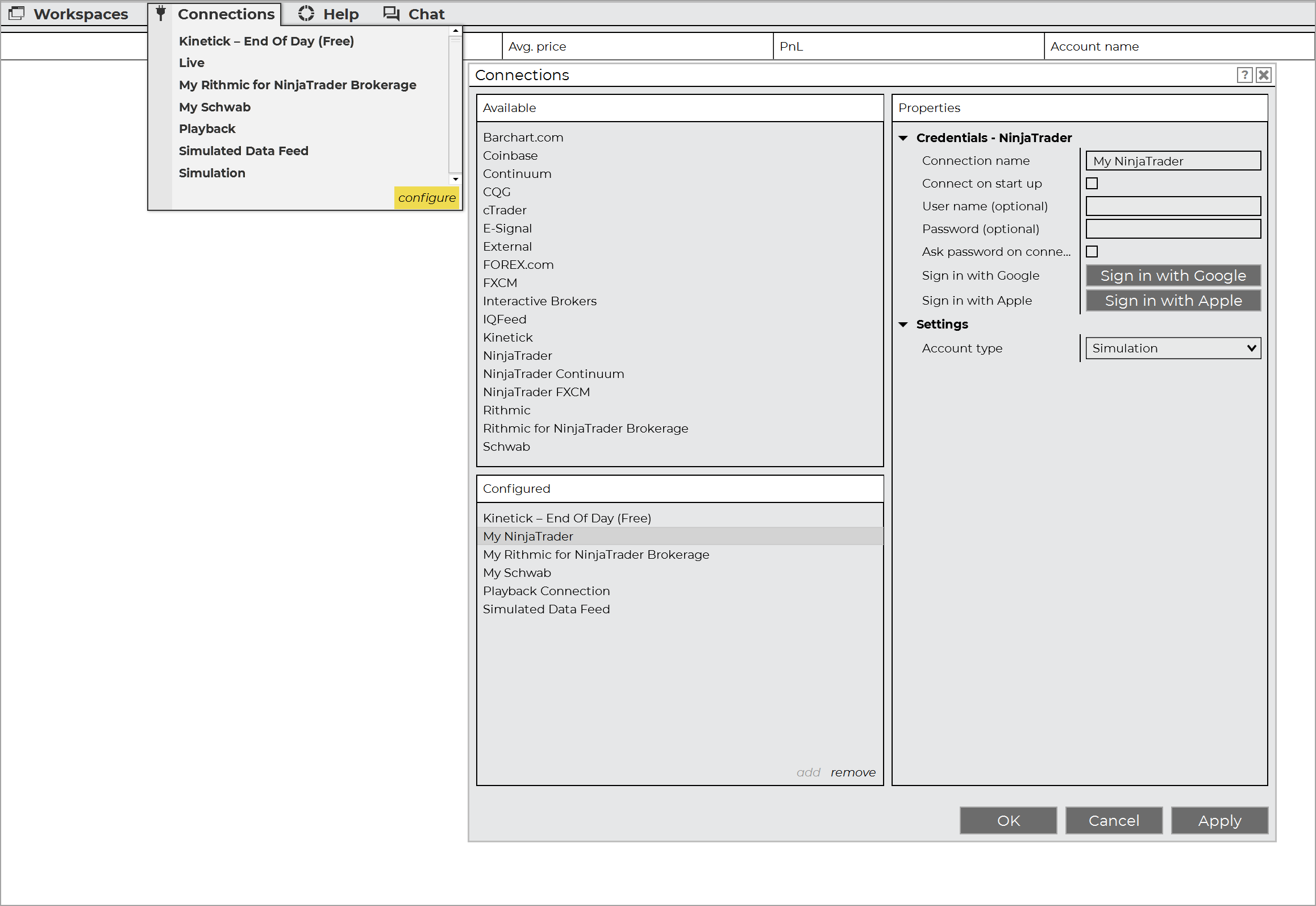 NinjaTrader 8 Connection Guide for Prop Firm Traders