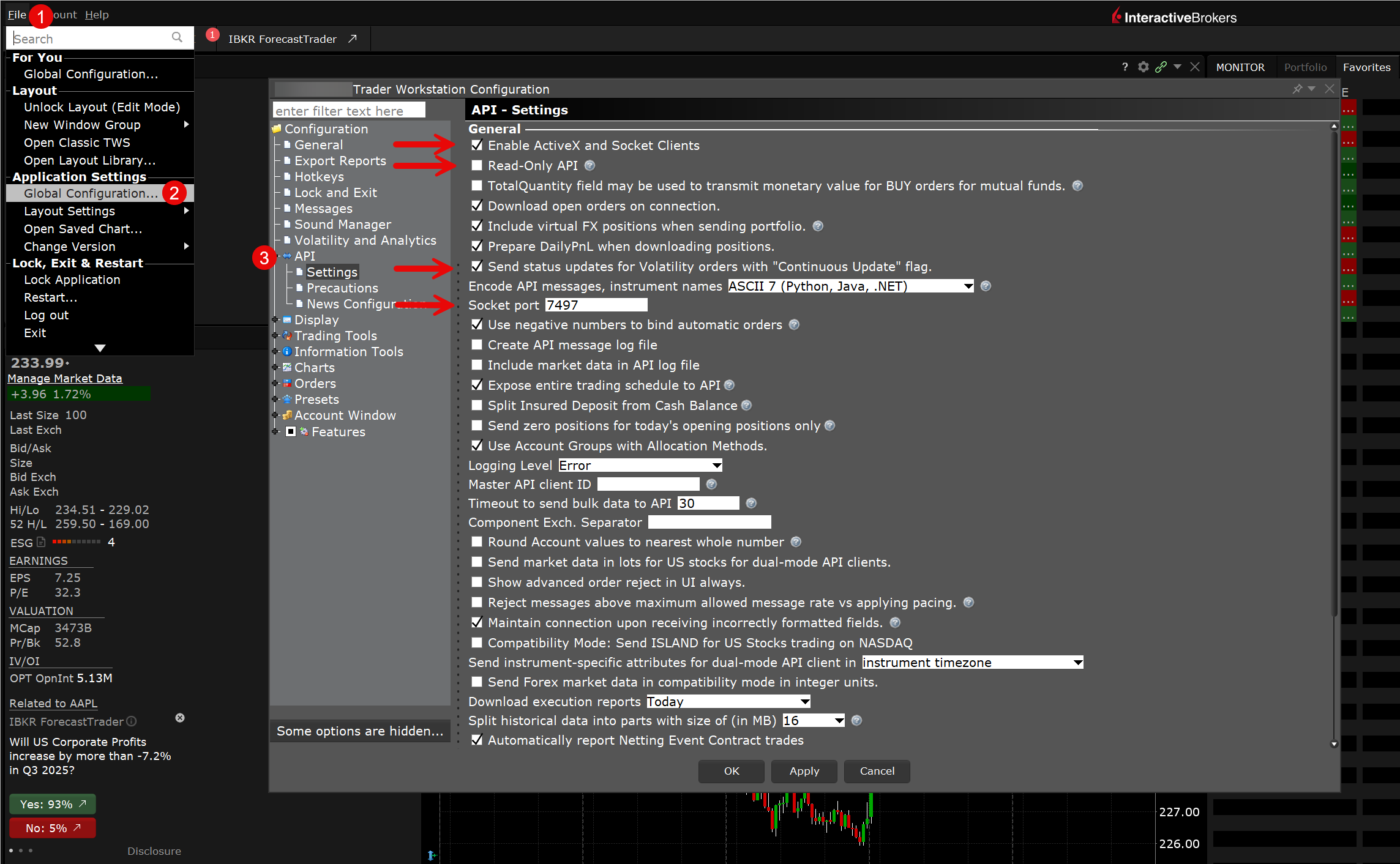 Connecting TradingView to Interactive Brokers on NinjaTrader 8