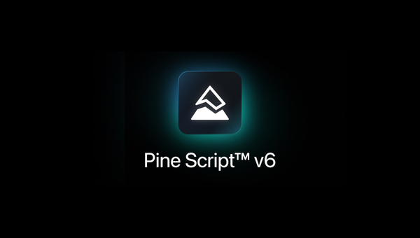 Pine Script logo with trademarked name and v6 