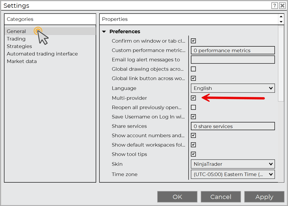 Enabling multi-provider mode