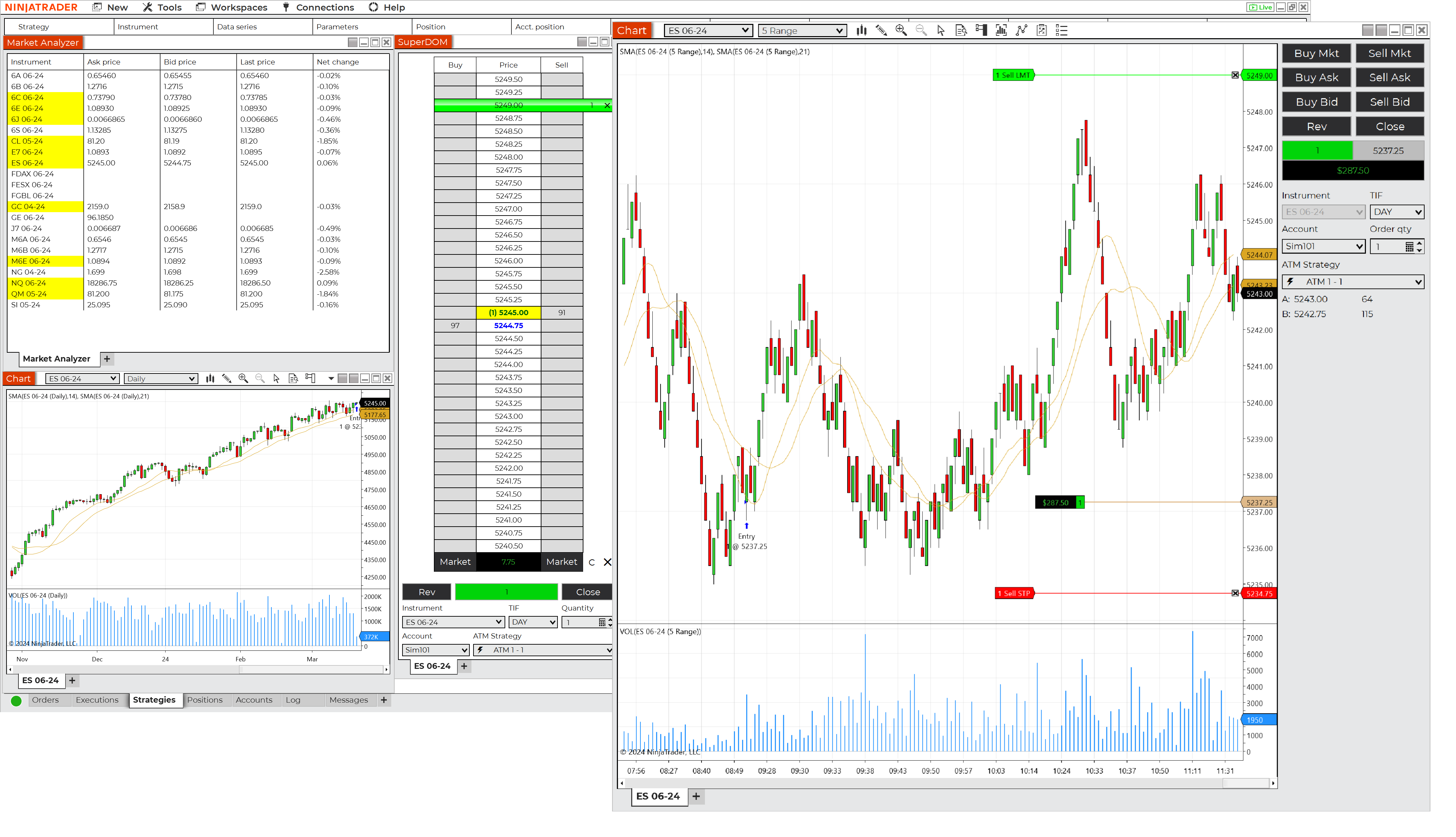 Product image of ninjatraders platform